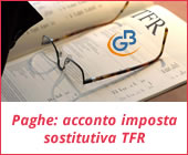 Paghe GB Web 2017: Acconto imposta sostitutiva sulla rivalutazione del TFR