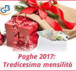 Paghe GB Web 2017: Tredicesima mensilità