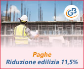 Paghe GB Web 2019: Riduzione edilizia 11.5%